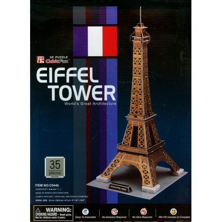dante puzzle 3d wieża eiffel 35el       c044h