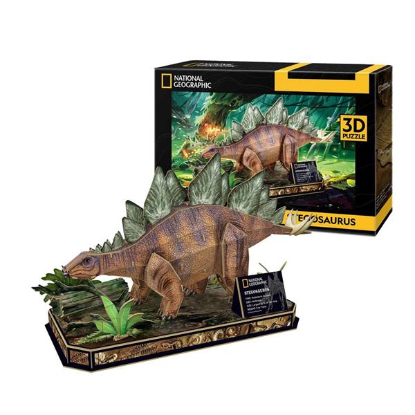 puzzle 3d stegozaur national geographic ds1054 cubic fun