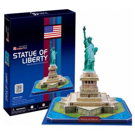 dante puzzle 3d statua wolności 39el za-85813