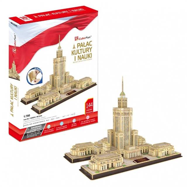 dante puzzle 3d pałac kultury i nauki 144el mc224h