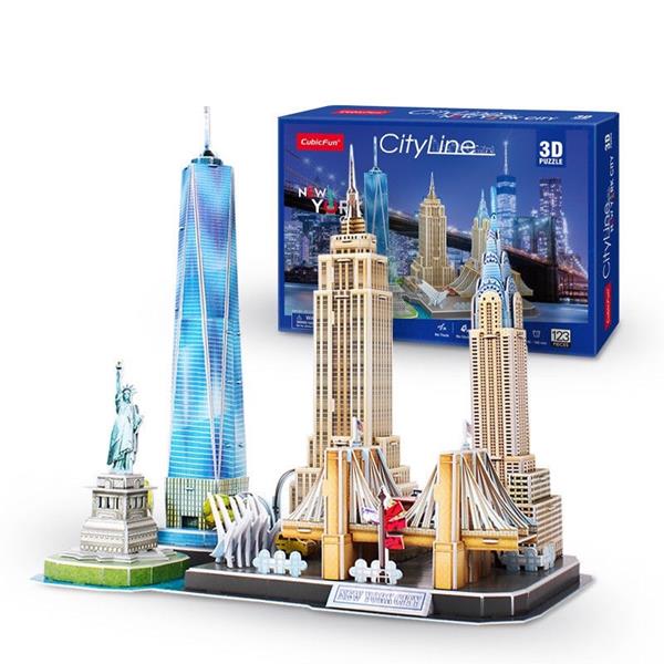 puzzle 3d city line new york city 20255