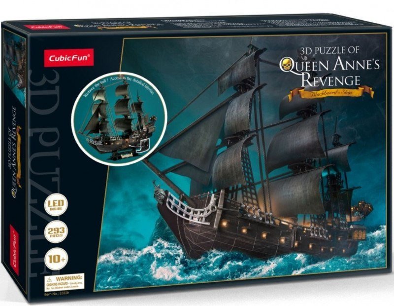 dante puzzle 3d led the queen anne's revenge l522h