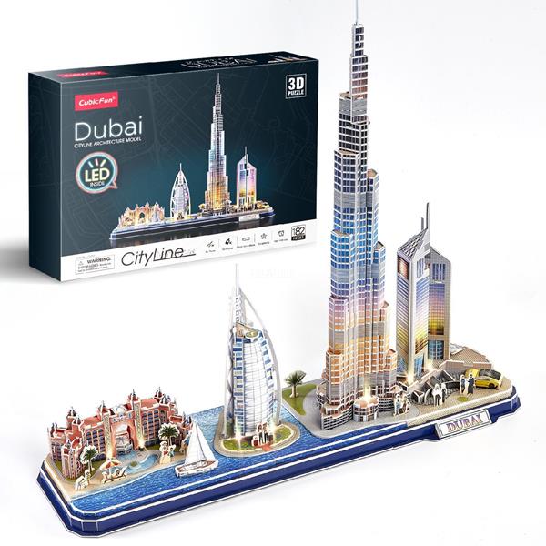 dante puzzle 3d city line led dubai 20523p16