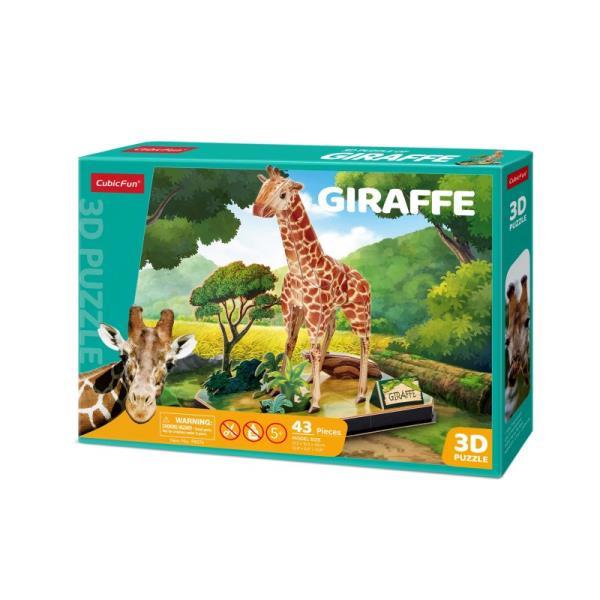 puzzle 3d zwierzęta żyrafa p857h cubic fun