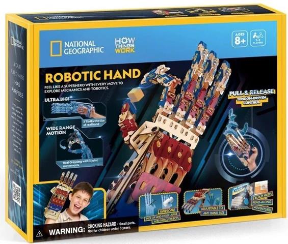 DANTE PUZZLE 3D NATIONAL GEOGRAPHIC ROBOTYCZNA RĘKA CUBIC FUN