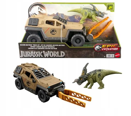 MATTEL JURASSIC WORLD ZESTAW MISJA MAYHEM HRX52