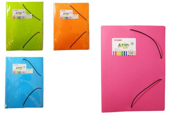 VISTAR TECZKA Z GUMKĄ A4 TRANBO MIX KOLOR 903312  /12/