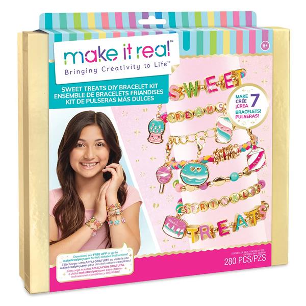 MAKE IT REAL ZESTAW DO TWORZENIA BRANSOLETEK SWEET TREATS 280EL ORBICO