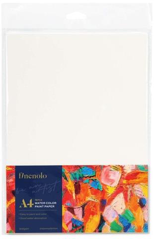 DELI-PAPIER AKWARELOWY A4 SERIA FINENOLO300G/M2 16SZT KREMOWY C270-A4
