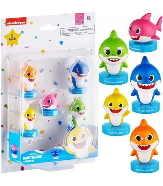 BABY SHARK STEMPELKI OP.5SZT BS5040     ORBICO