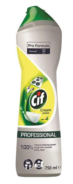 cif 750ml.mleczko profes. lemon d/czyszcz.