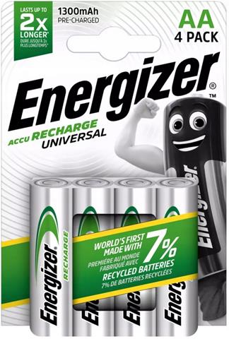 ENERGIZER AKUMULATOR R6/AA OP.4SZT UNIVERSAL 1350mAh