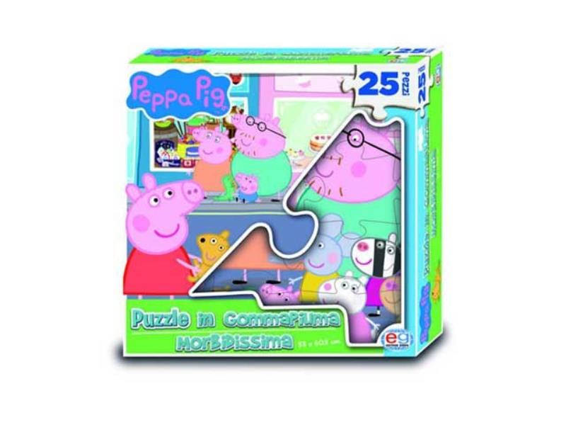 świnka peppa puzzle piankowe 25el 33x60.9cm 6056256