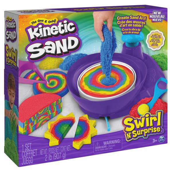 spin master kinetic sand zakręcone kolory piasek kinetyczny 20136741