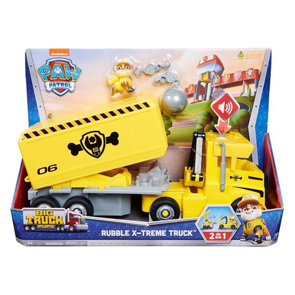 spin master psi patrol big truck mega pojazd z figurką rubble'a 20137193