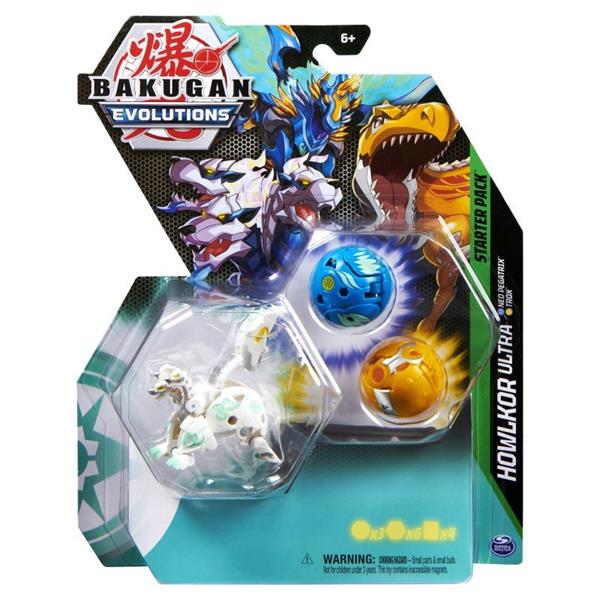 SPIN MASTER BAKUGAN EVOLUTIONS ZESTAW STARTOWY HOWLKOR, NEO PEGATRIX, TROX 20137869