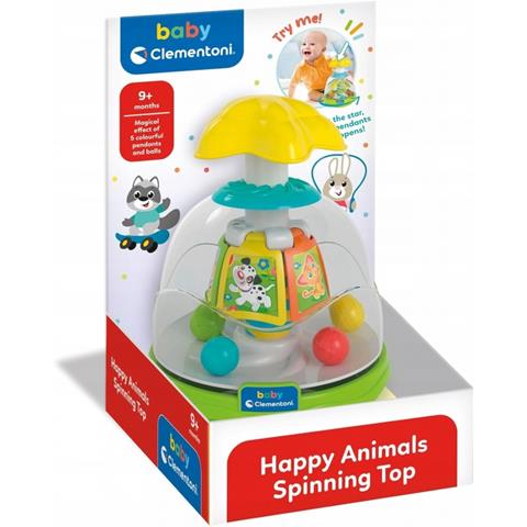 CLEMENTONI BABY BĄCZEK ZWIERZĄTKA 9M+ 17945