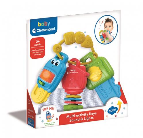 CLEMENTONI BABY ELEKTRONICZNE KLUCZYKI 17951