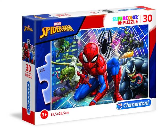 clementoni puzzle 30el spiderman 20250 33.5x23.5cm