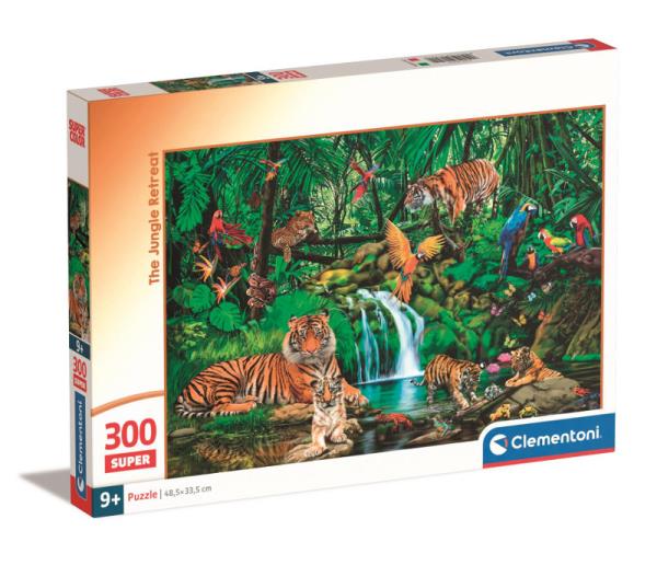 clementoni puzzle 300el odosobnienie w dżungli 21721 33.5x48.5cm