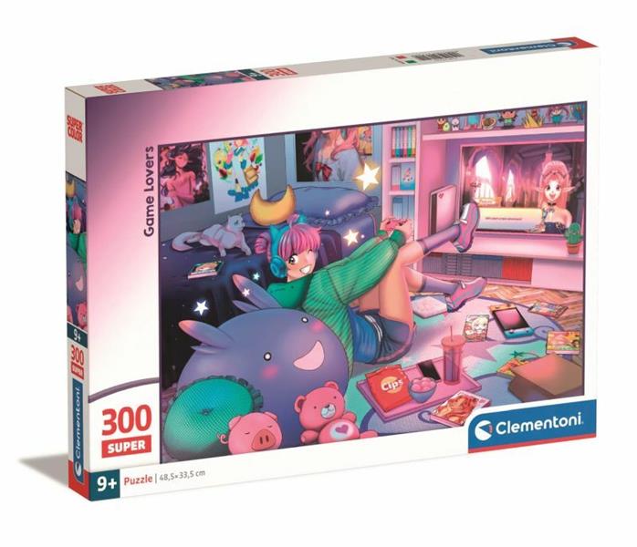clementoni puzzle 300el game lovers 21722 33.5x48.5cm
