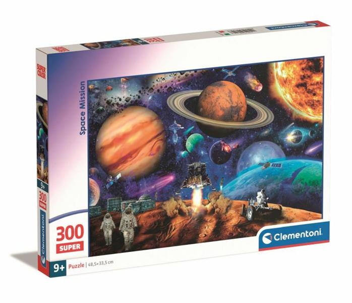 clementoni puzzle 300el space mission 21724 33.5x48.5cm