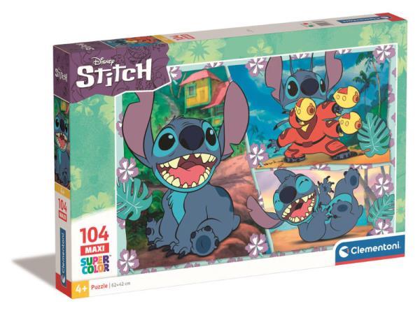 clementoni puzzle 104el maxi stitch 23776 62x42cm