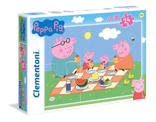 clementoni puzzle 24el maxi świnka peppa 24028