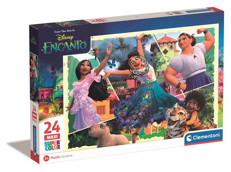 clementoni puzzle 24el maxi encanto 24246 62x42cm