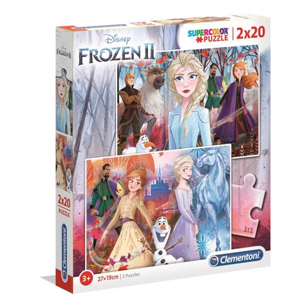 clementoni puzzle 2x20el frozen ii 24759