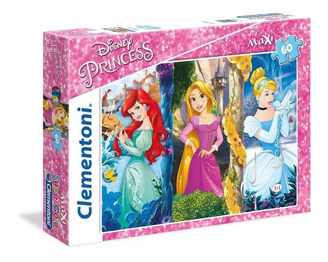 clementoni puzzle 60el maxi princess 2641668x48cm