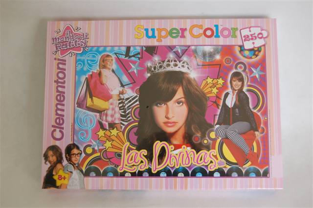 clementoni puzzle 250el las divinas     supercolor 29599