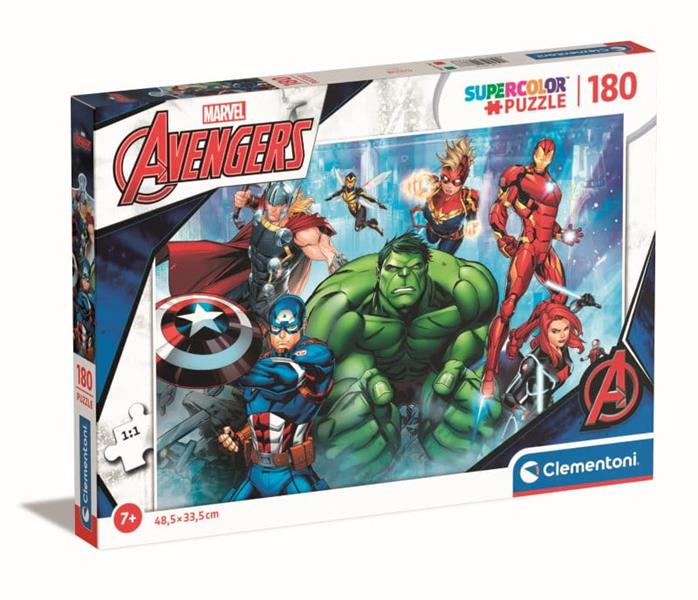 clementoni puzzle 180el avengers 29778 48,5x33,5cm