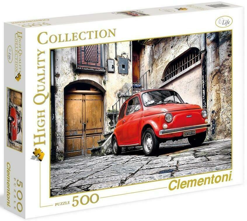 clementoni puzzle 500el fiat 500 30575 49x36cm