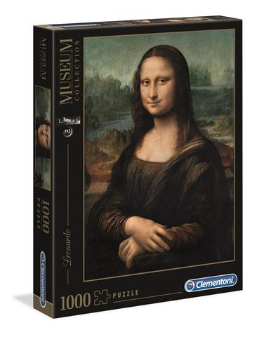 clementoni puzzle 1000el museum collection leonardo mona lisa 31413 5x700cm