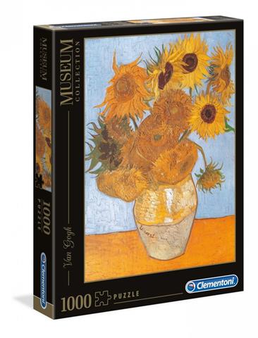 clementoni puzzle 1000el museum collection van gogh słoneczniki girasoli 31438  69x50cm