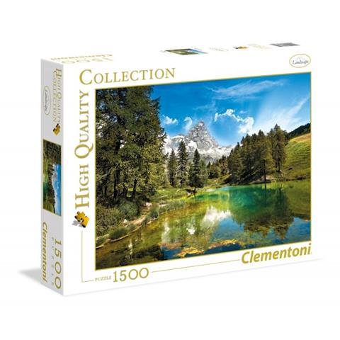 clementoni puzzle 1500el blue lake 31680 84.3x59.2cm