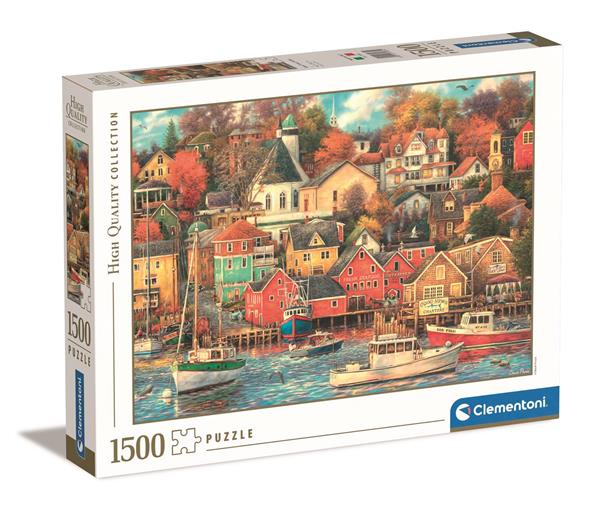 clementoni puzzle 1500el good times harbor 31685