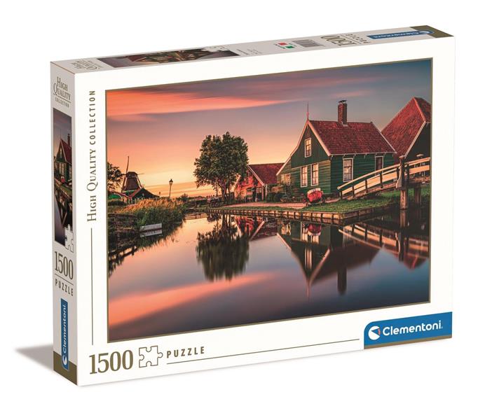 clementoni puzzle 1500el east zaanse schans 31696 84.3x59.2cm