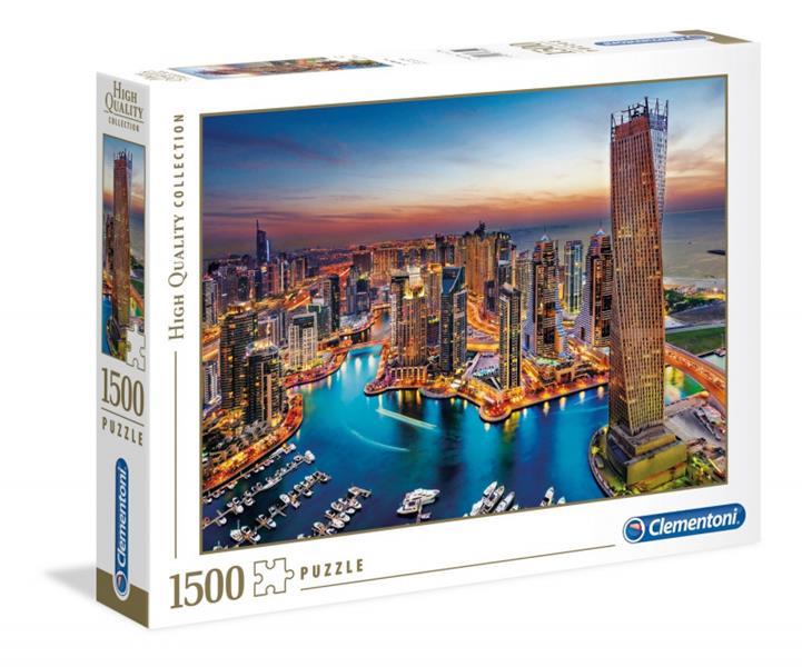 clementoni puzzle 1500el dubai marina 31814 84.3x59.2cm