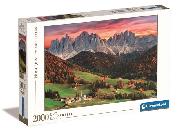 clementoni puzzle 2000el val di funes 32570