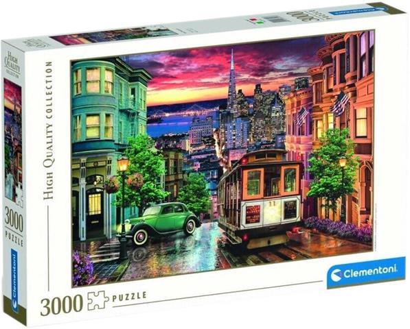 clementoni puzzle 3000el san francisco 33547 118.4x84.5cm