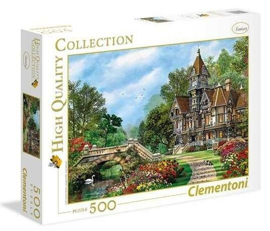 clementoni puzzle 500el old waterway cottage3504849x36cm