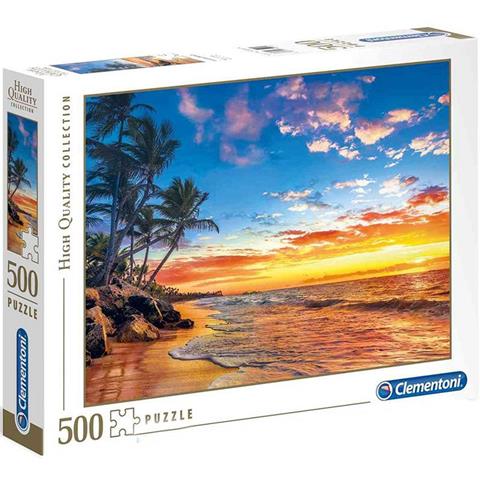 clementoni puzzle 500el paradise beach 35058 49x36cm