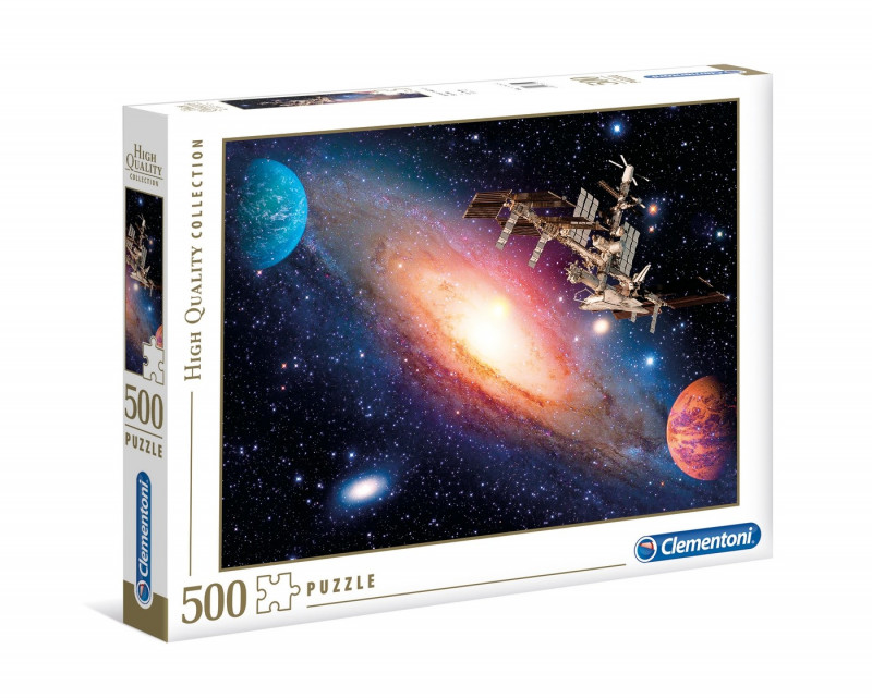 clementoni puzzle 500el międzynarodowa stacjakosmiczna 35075 49x36cm