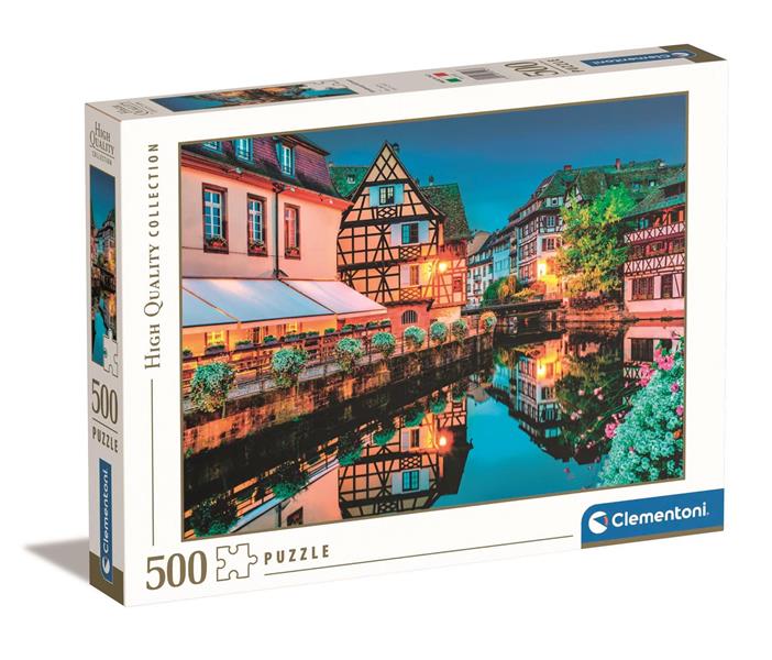 clementoni puzzle 500el strasbourg stare miasto 35147 49x36cm