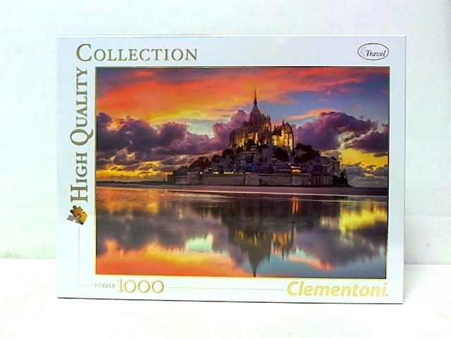 clementoni puzzle 1000el. le magnifique mont saint-michel 39367 69x50cm