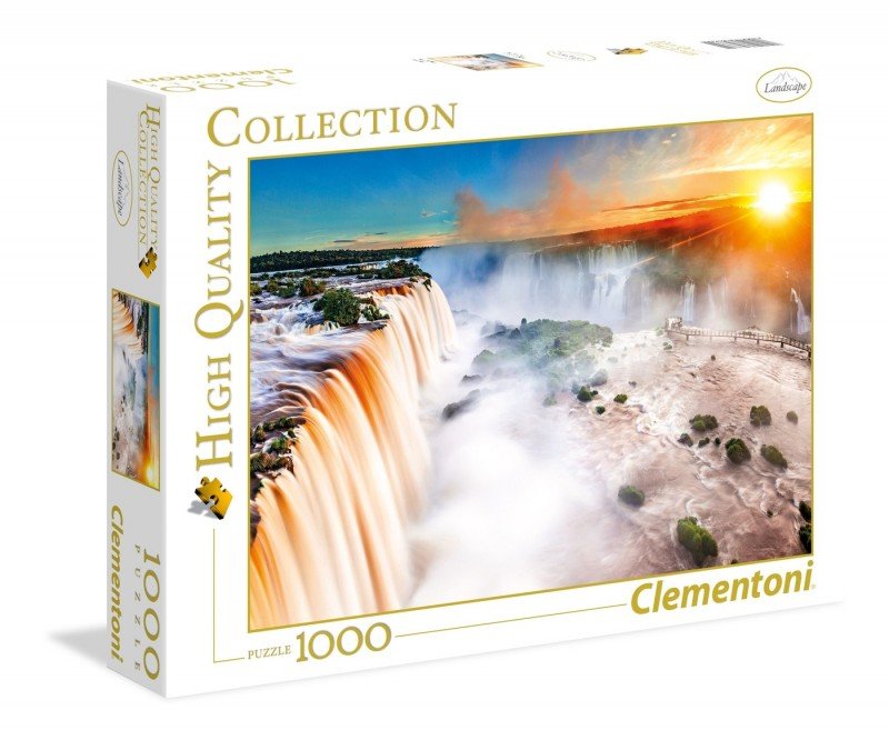 clementoni puzzle 1000el waterfall 3938569x50cm