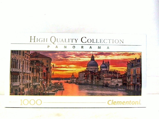 clementoni puzzle 1000el panorama thegrandcanalvenice 39426 98x33cm