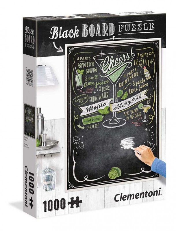 clementoni puzzle 1000el blackboard cheers3946769x50cm